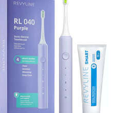Звуковая щетка Revyline RL040 Violet и зубная паста