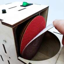 Мини шлифовальный DIY-станок для небольших заготовок