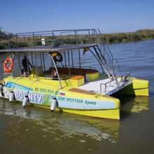 Катамаран Кайман-800 бизнес 2 этажа до 40 человек