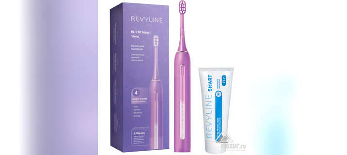 Зубные щетки Revyline RL 070 в фиолетовом дизайне в Уфе