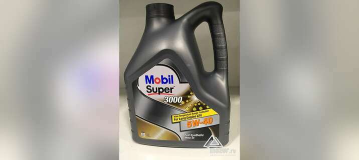 Mobil Super 3000X1, 5-40, 4 л масло моторное в Реутове
