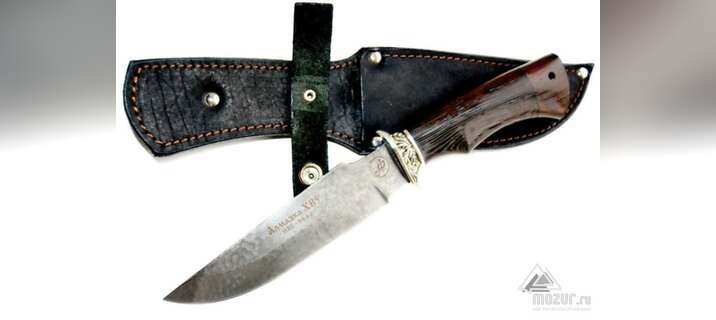 Нож Ирбис, сталь ХВ5- алмазка кованый, ручная работа в Ворсме